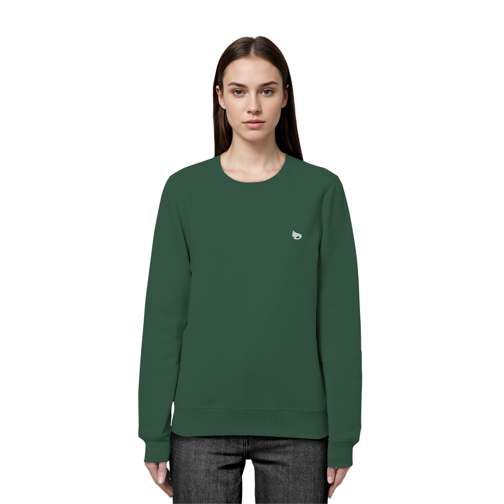 dwl. Stick-Logo classic (wh) - Organic Basic Unisex Sweatshirt