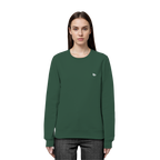 dwl. Stick-Logo classic (wh) - Organic Basic Unisex Sweatshirt