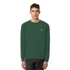 dwl. Stick-Logo classic (wh) - Organic Basic Unisex Sweatshirt