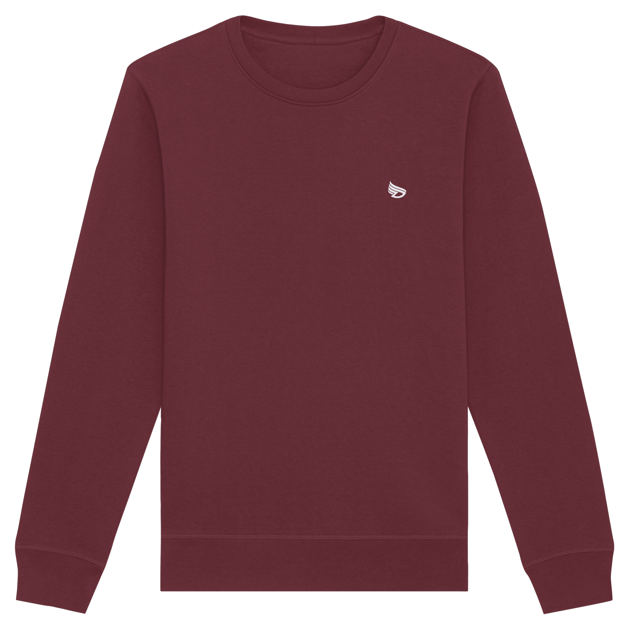 dwl. Stick-Logo classic (wh) - Organic Basic Unisex Sweatshirt