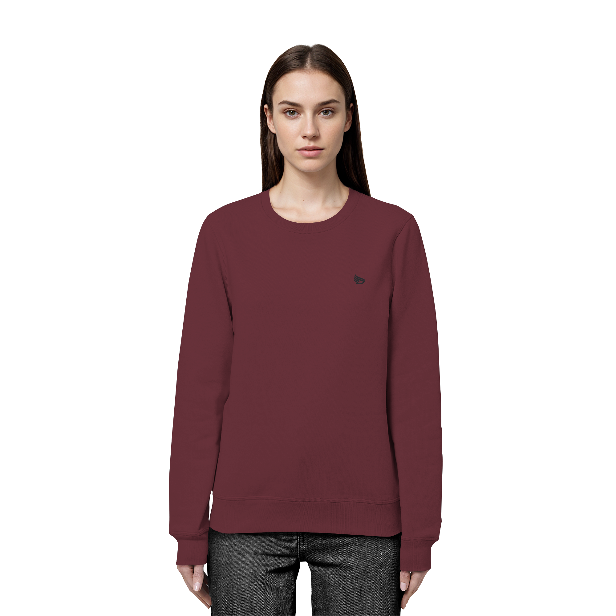 dwl. Stick-Logo Classic (b-to-b) - Organic Basic Unisex Sweatshirt