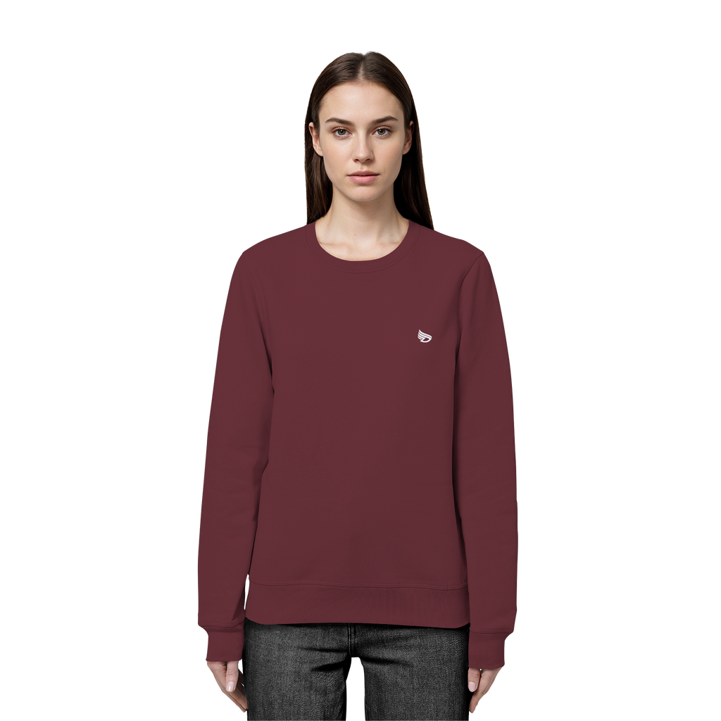 dwl. Stick-Logo classic (wh) - Organic Basic Unisex Sweatshirt