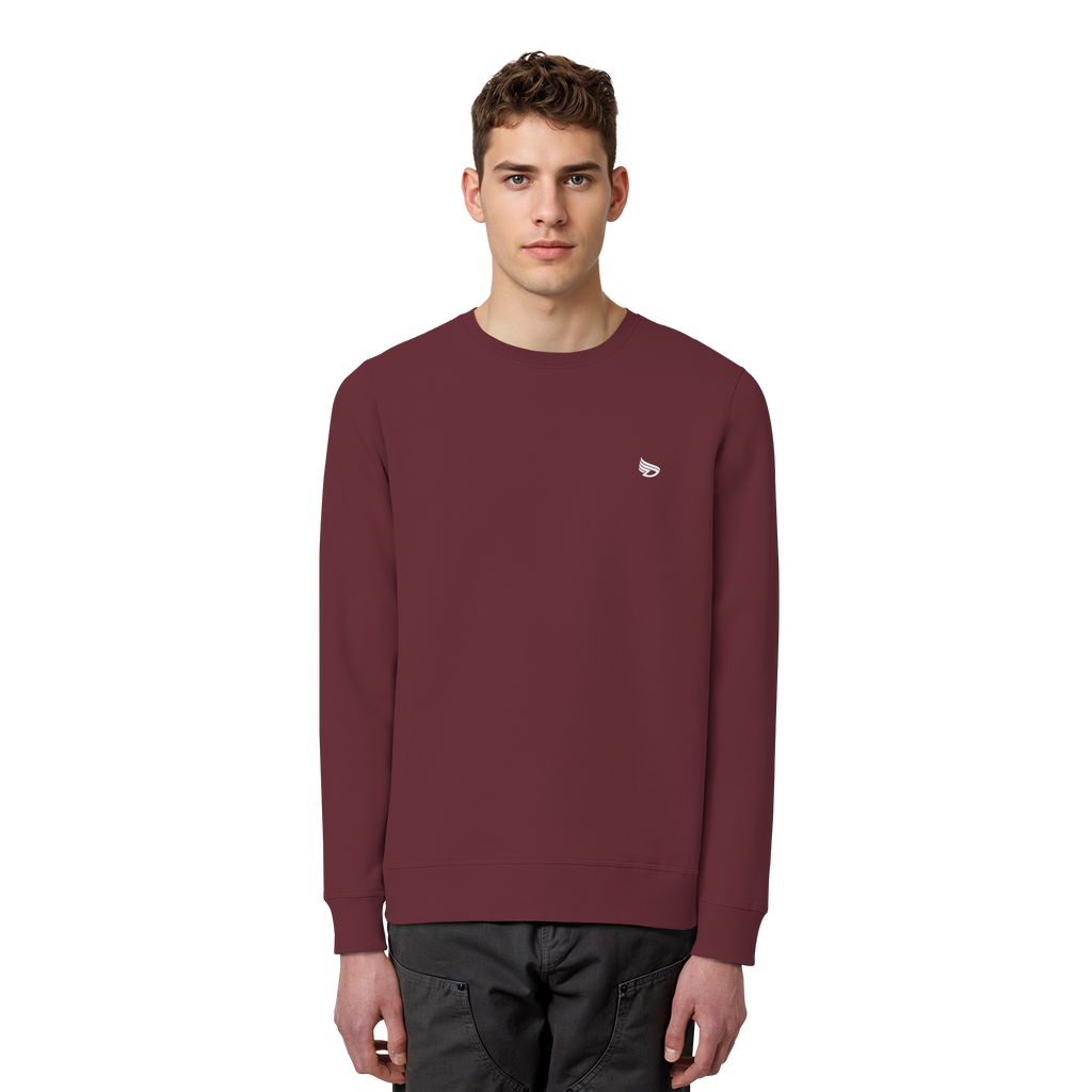 dwl. Stick-Logo classic (wh) - Organic Basic Unisex Sweatshirt