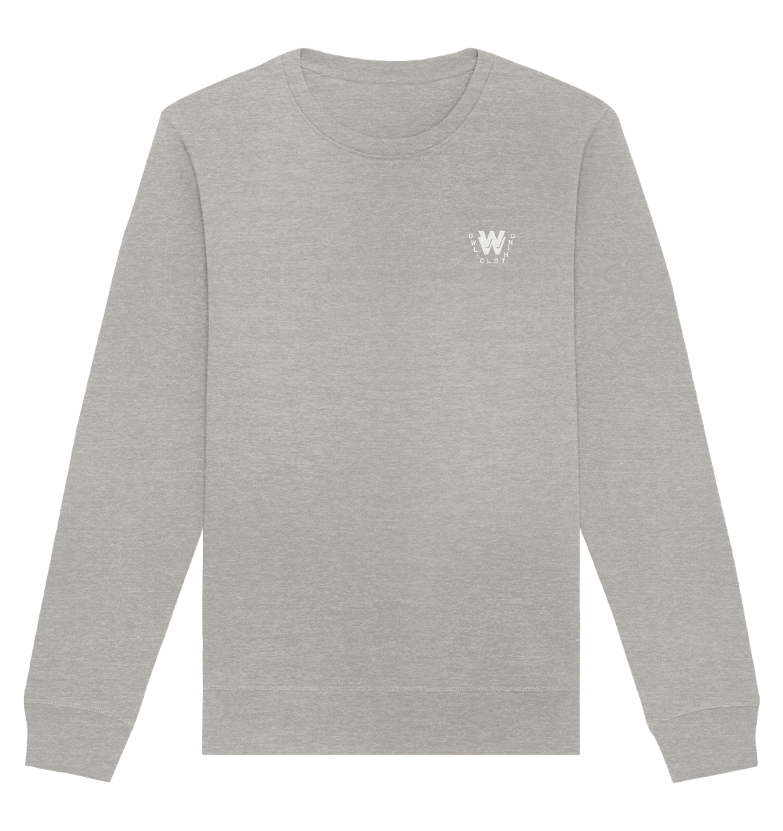 dwl. TM (white) - Organic Basic Unisex Sweatshirt