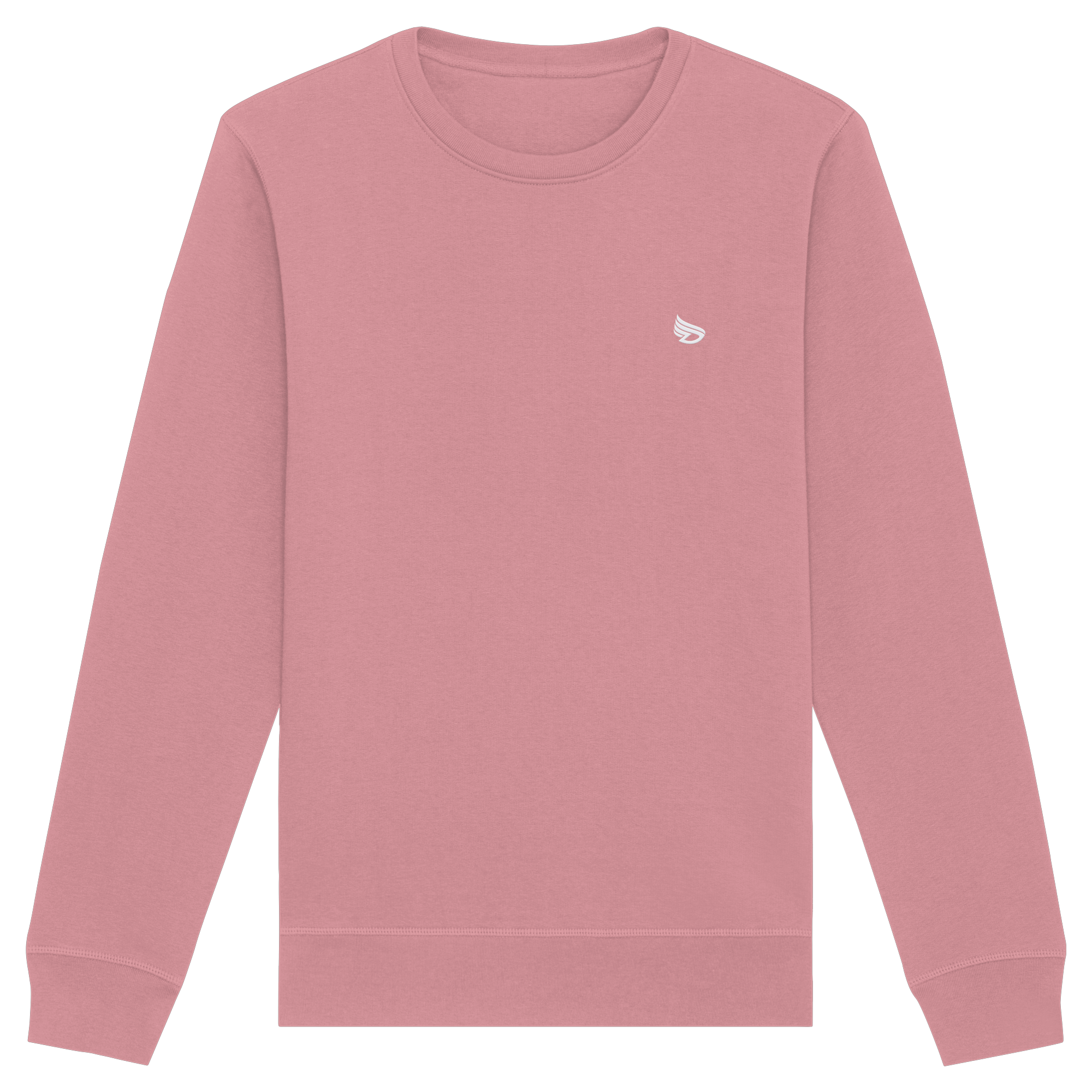 dwl. Stick-Logo classic (wh) - Organic Basic Unisex Sweatshirt