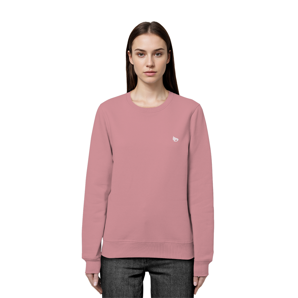dwl. Stick-Logo classic (wh) - Organic Basic Unisex Sweatshirt