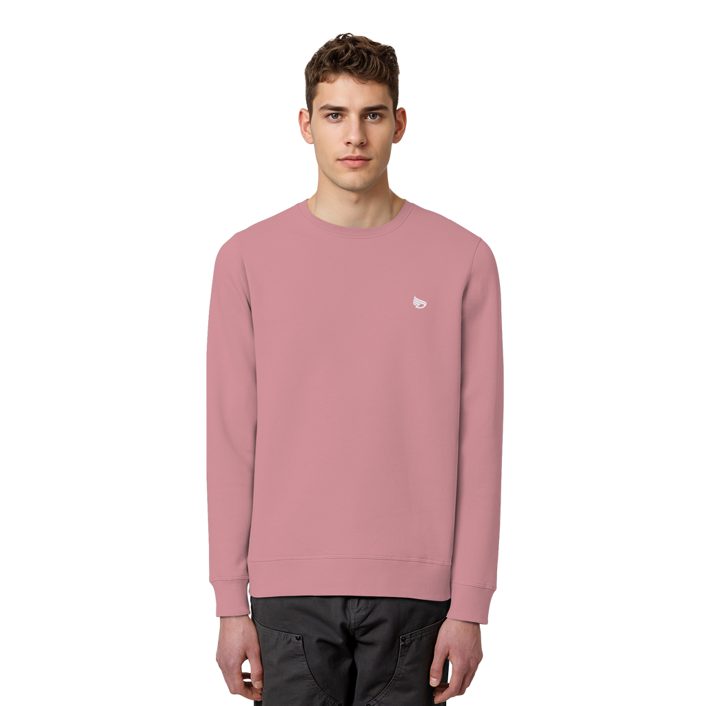 dwl. Stick-Logo classic (wh) - Organic Basic Unisex Sweatshirt