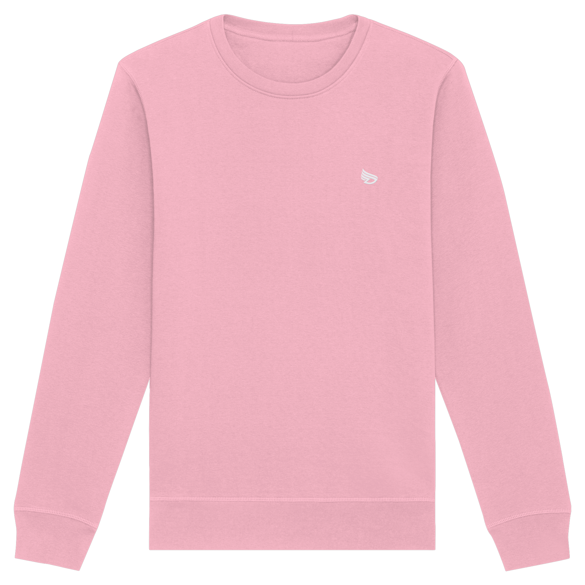 dwl. Stick-Logo classic (wh) - Organic Basic Unisex Sweatshirt
