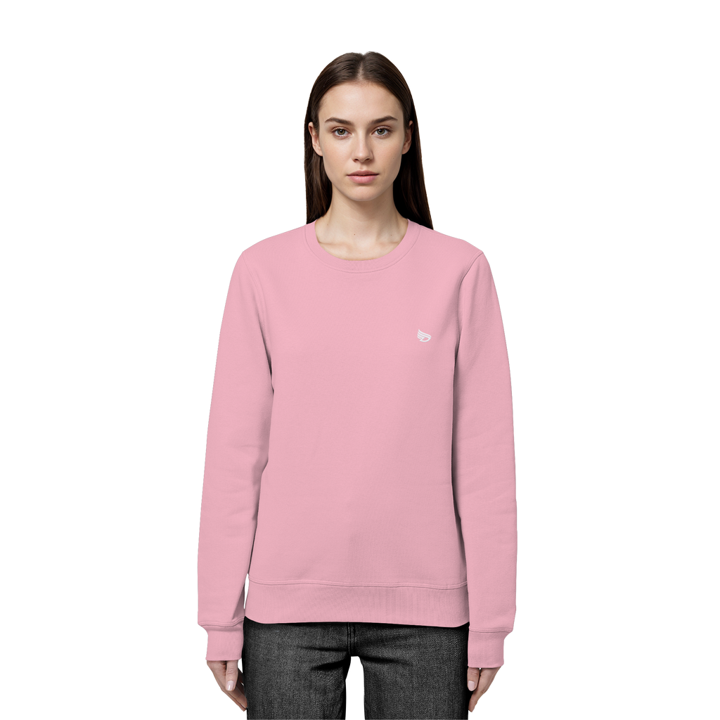 dwl. Stick-Logo classic (wh) - Organic Basic Unisex Sweatshirt