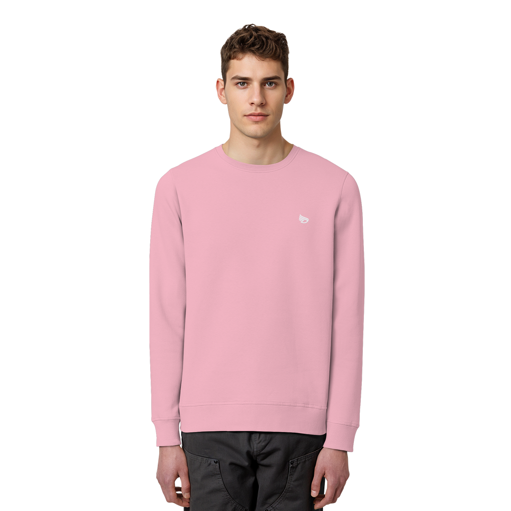 dwl. Stick-Logo classic (wh) - Organic Basic Unisex Sweatshirt