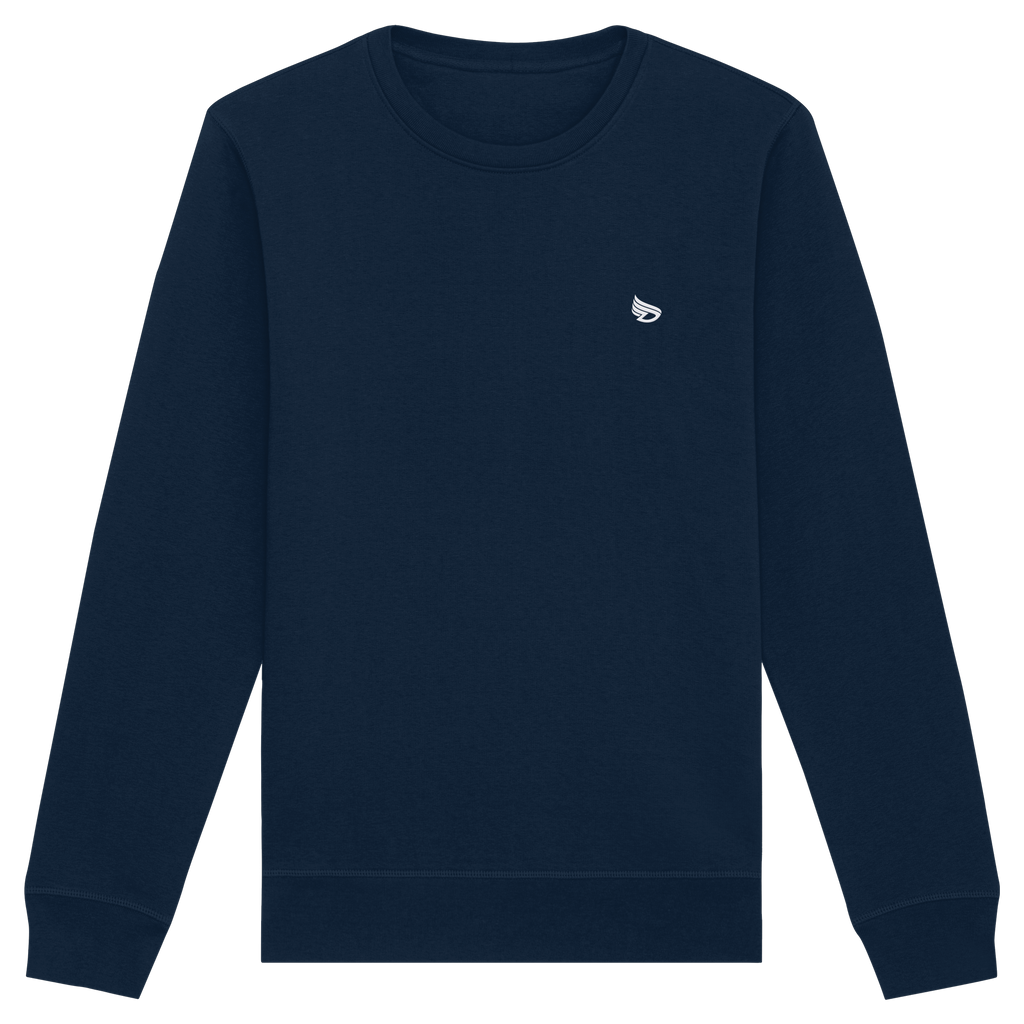 dwl. Stick-Logo classic (wh) - Organic Basic Unisex Sweatshirt