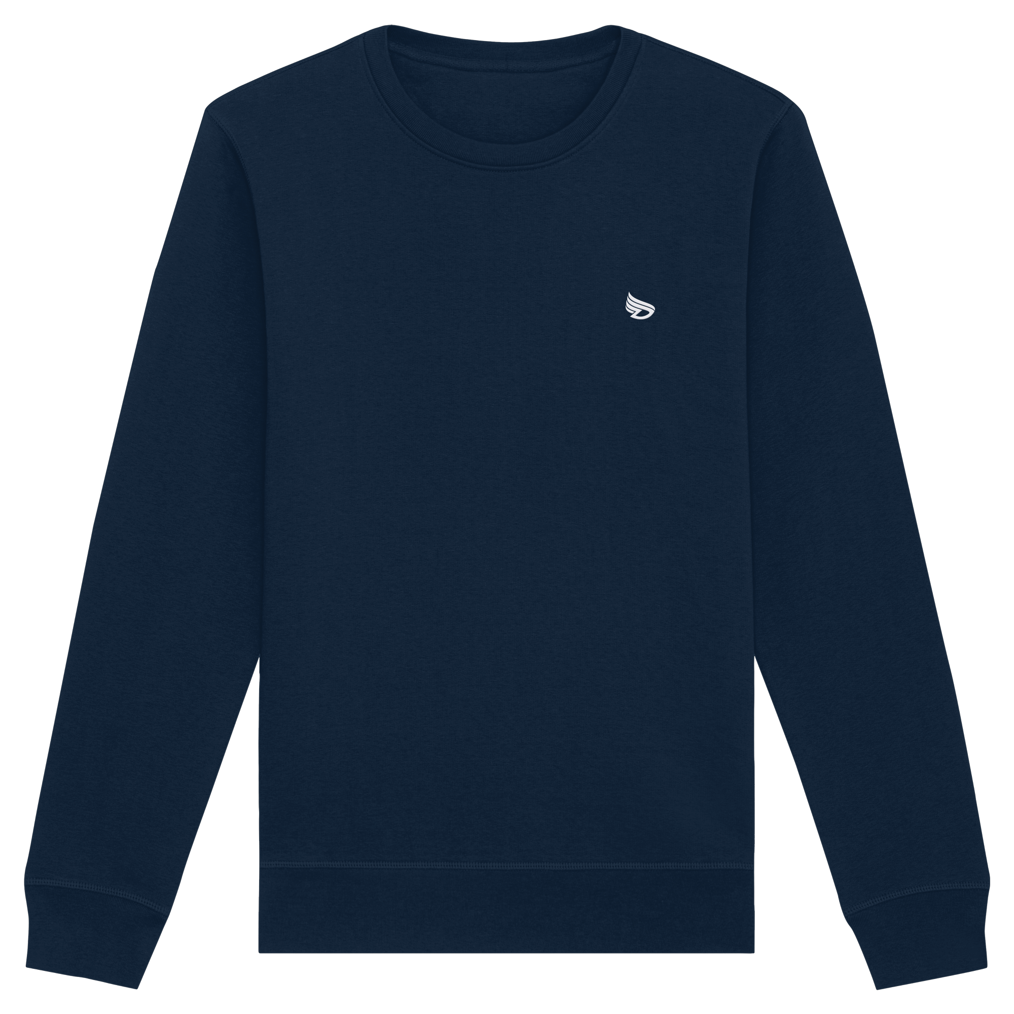 dwl. Stick-Logo classic (wh) - Organic Basic Unisex Sweatshirt