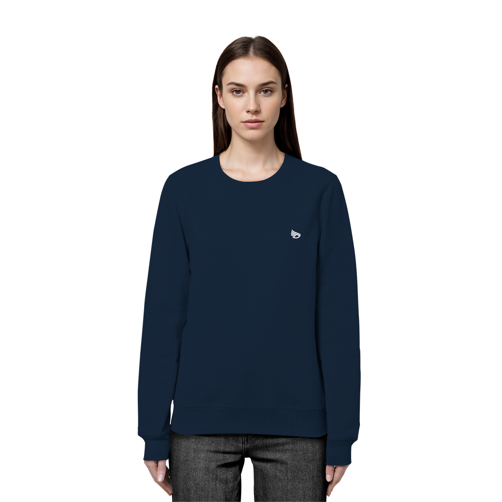 dwl. Stick-Logo classic (wh) - Organic Basic Unisex Sweatshirt