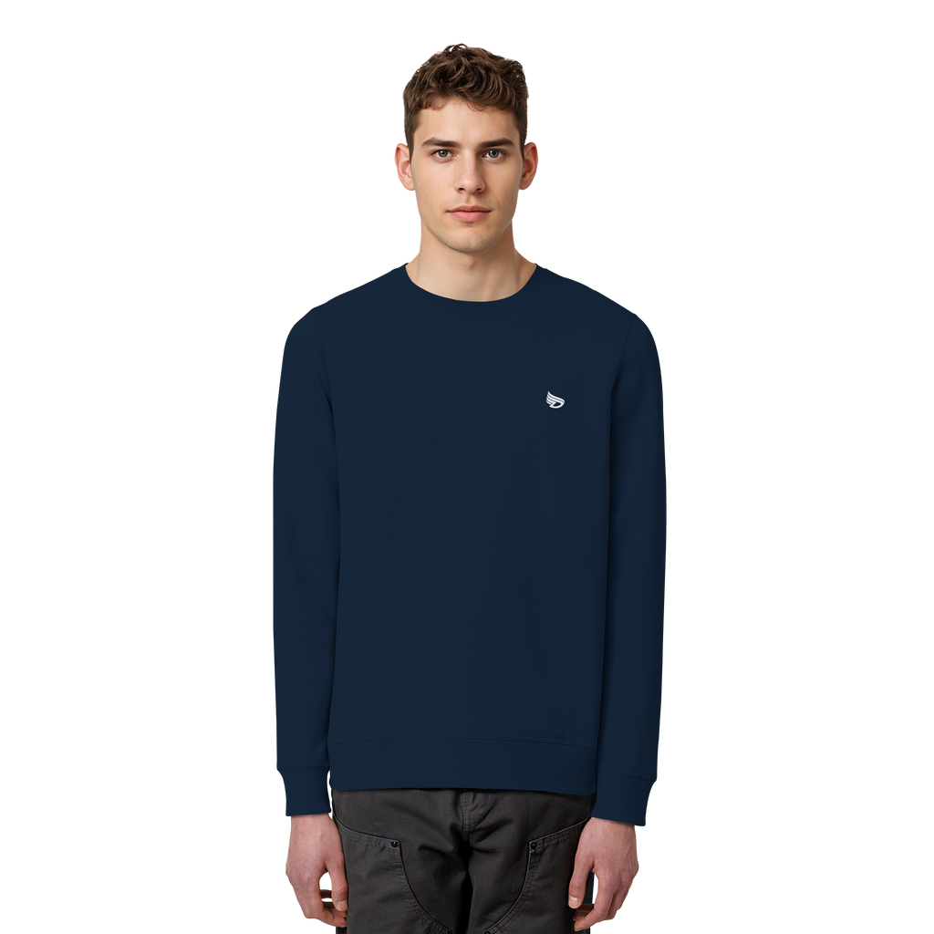 dwl. Stick-Logo classic (wh) - Organic Basic Unisex Sweatshirt