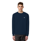 dwl. Stick-Logo classic (wh) - Organic Basic Unisex Sweatshirt