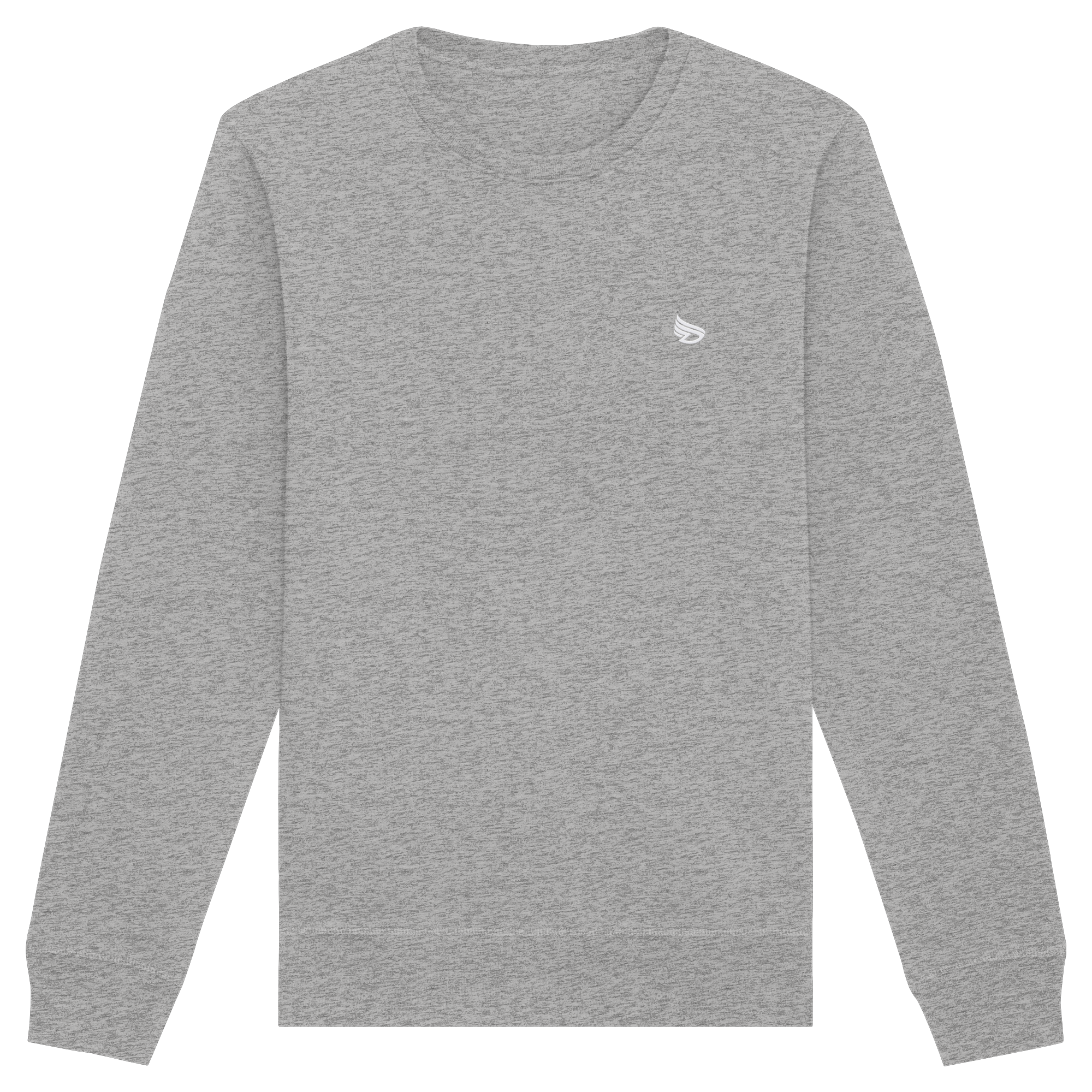 dwl. Stick-Logo classic (wh) - Organic Basic Unisex Sweatshirt