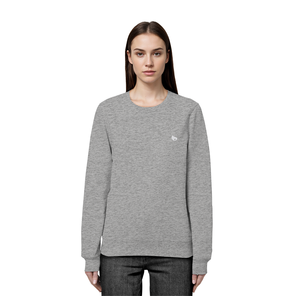 dwl. Stick-Logo classic (wh) - Organic Basic Unisex Sweatshirt