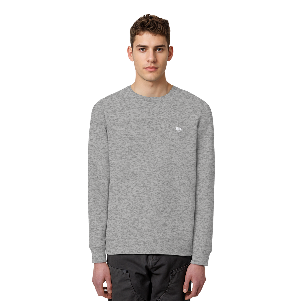 dwl. Stick-Logo classic (wh) - Organic Basic Unisex Sweatshirt