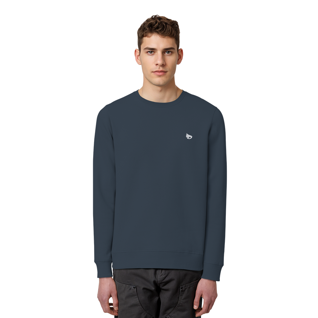 dwl. Stick-Logo classic (wh) - Organic Basic Unisex Sweatshirt