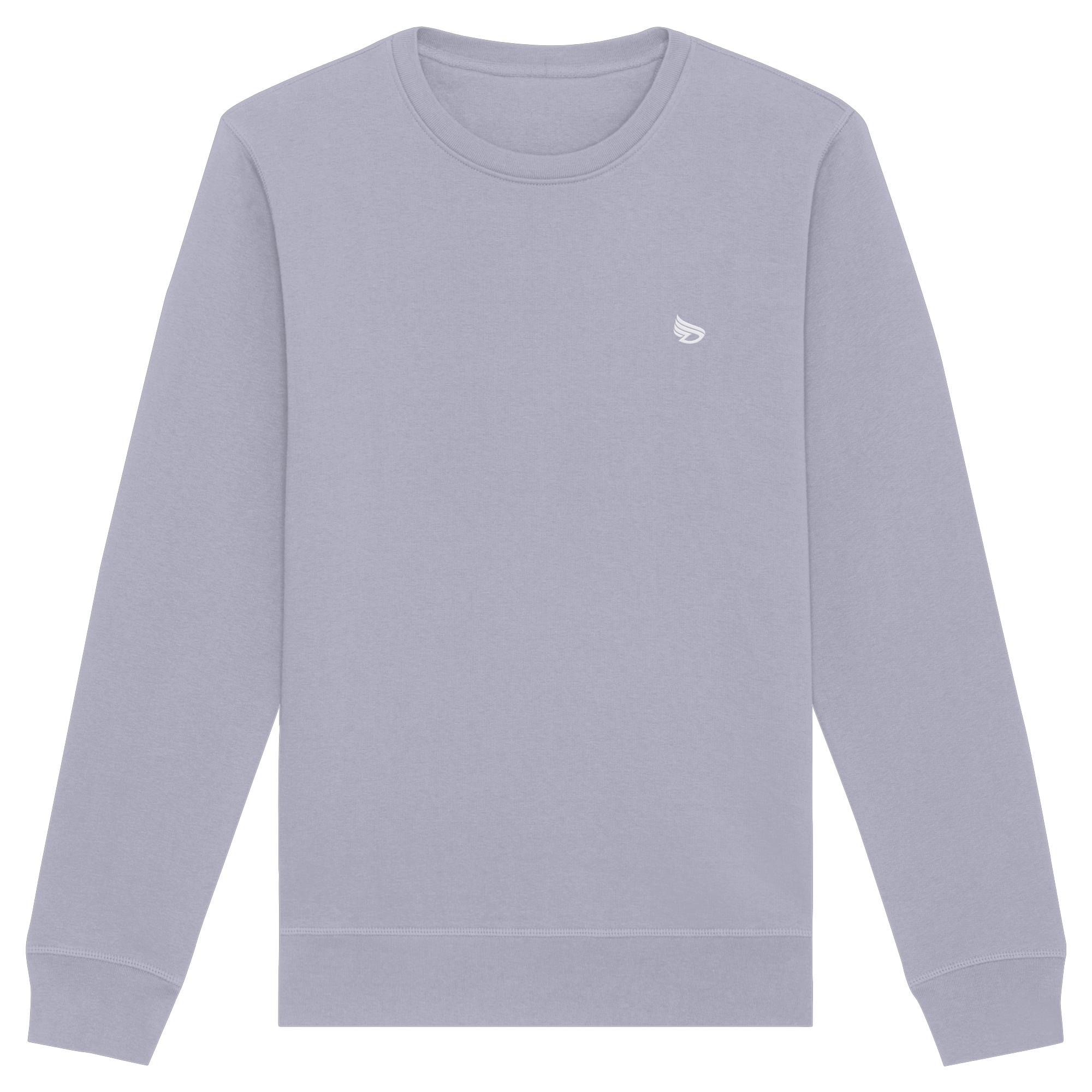dwl. Stick-Logo classic (wh) - Organic Basic Unisex Sweatshirt