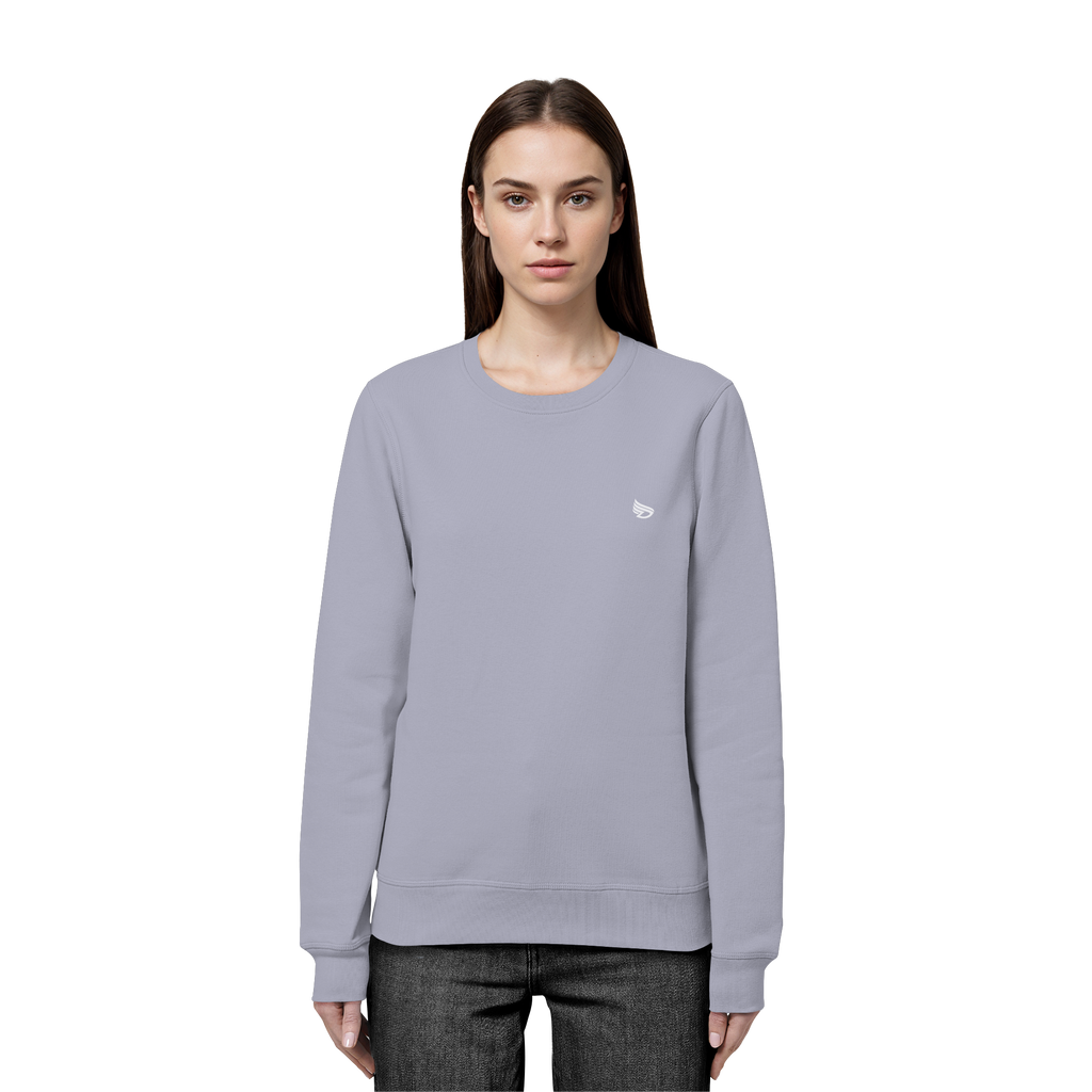dwl. Stick-Logo classic (wh) - Organic Basic Unisex Sweatshirt