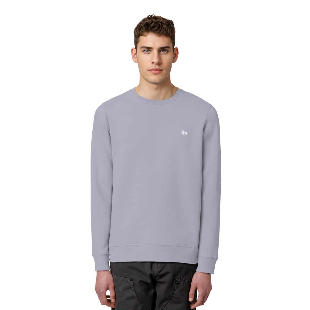 dwl. Stick-Logo classic (wh) - Organic Basic Unisex Sweatshirt