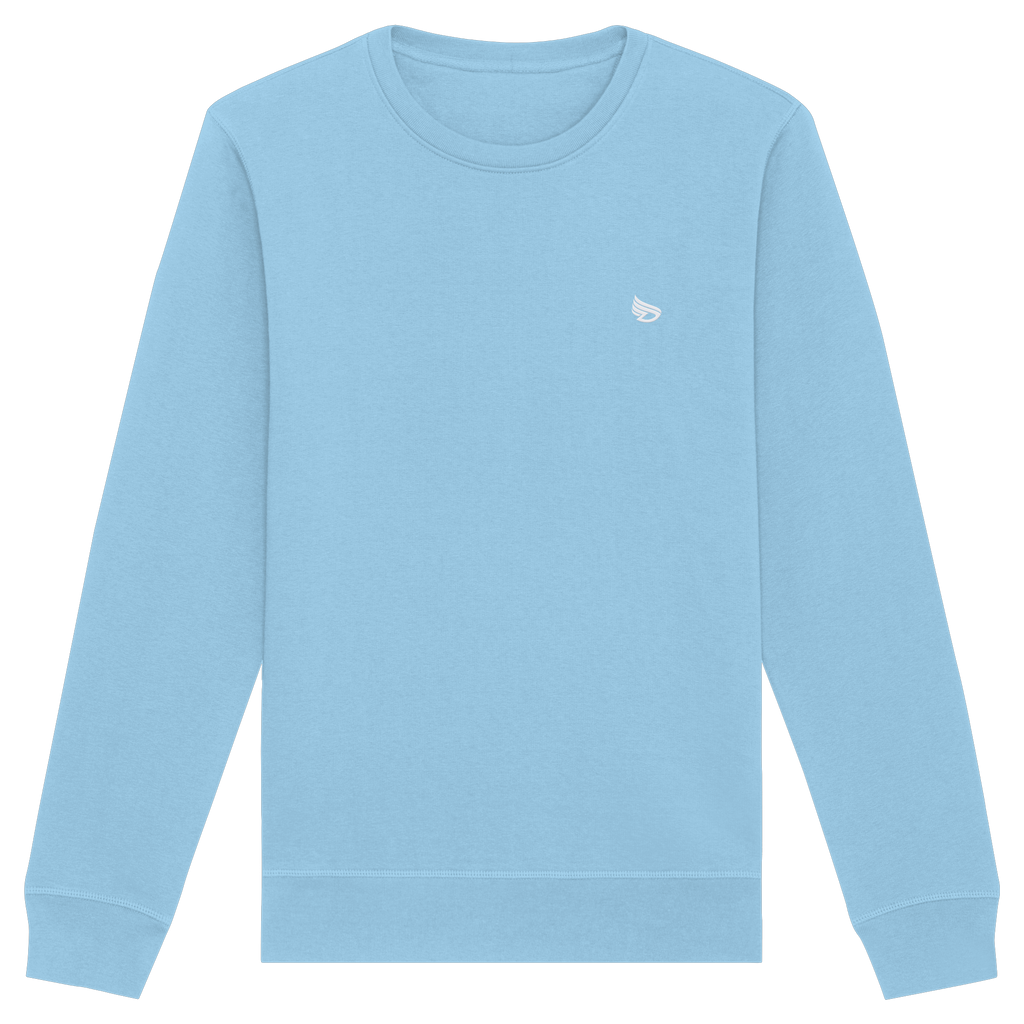 dwl. Stick-Logo classic (wh) - Organic Basic Unisex Sweatshirt