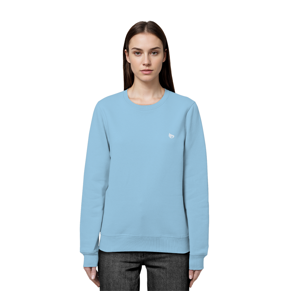 dwl. Stick-Logo classic (wh) - Organic Basic Unisex Sweatshirt