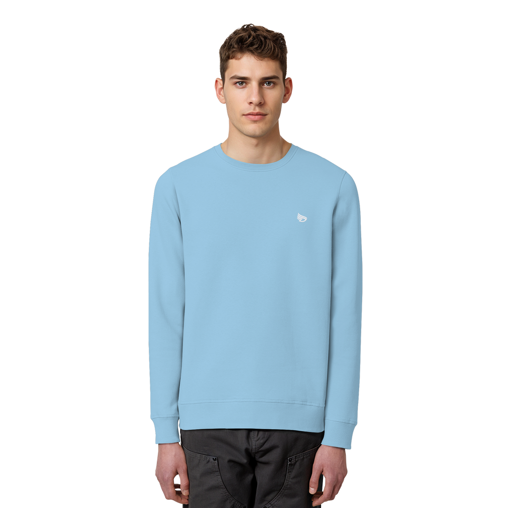 dwl. Stick-Logo classic (wh) - Organic Basic Unisex Sweatshirt