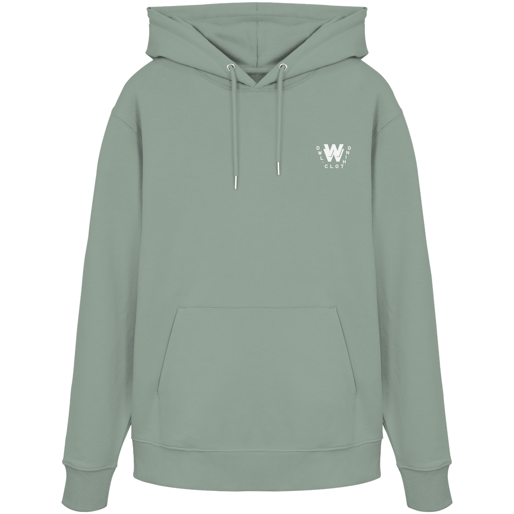 dwl. TM (white) - Organic Hoodie