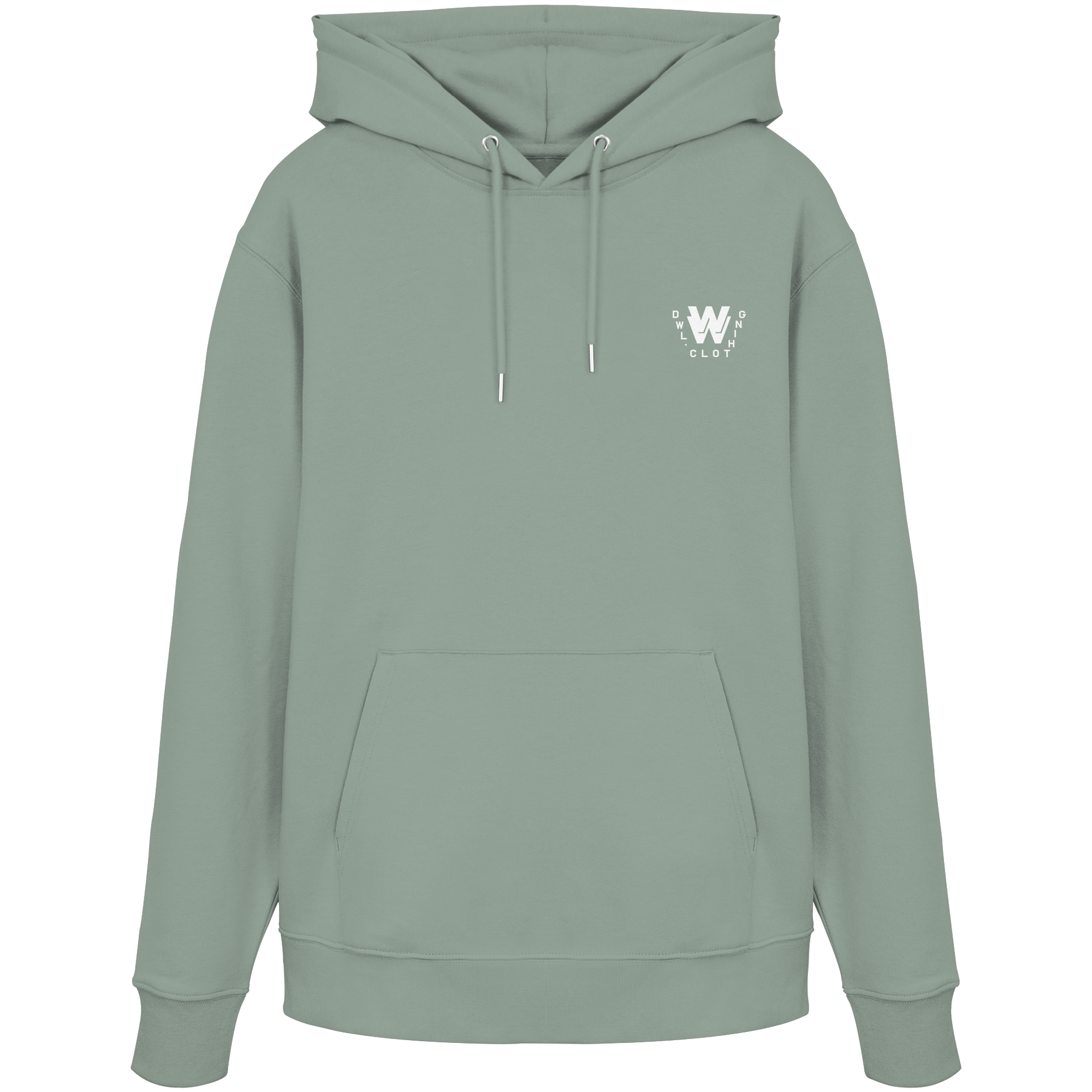dwl. TM (white) - Organic Hoodie