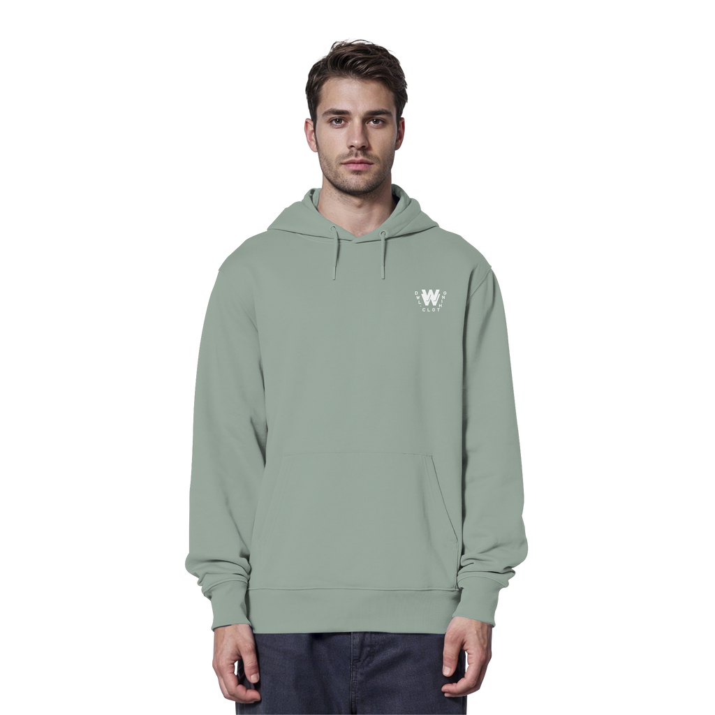 dwl. TM (white) - Organic Hoodie
