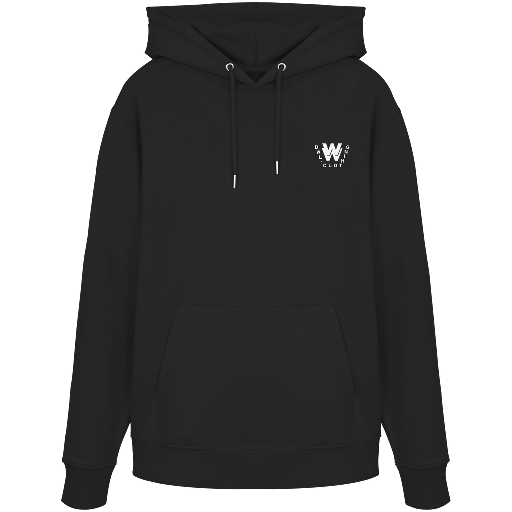 dwl. TM (white) - Organic Hoodie