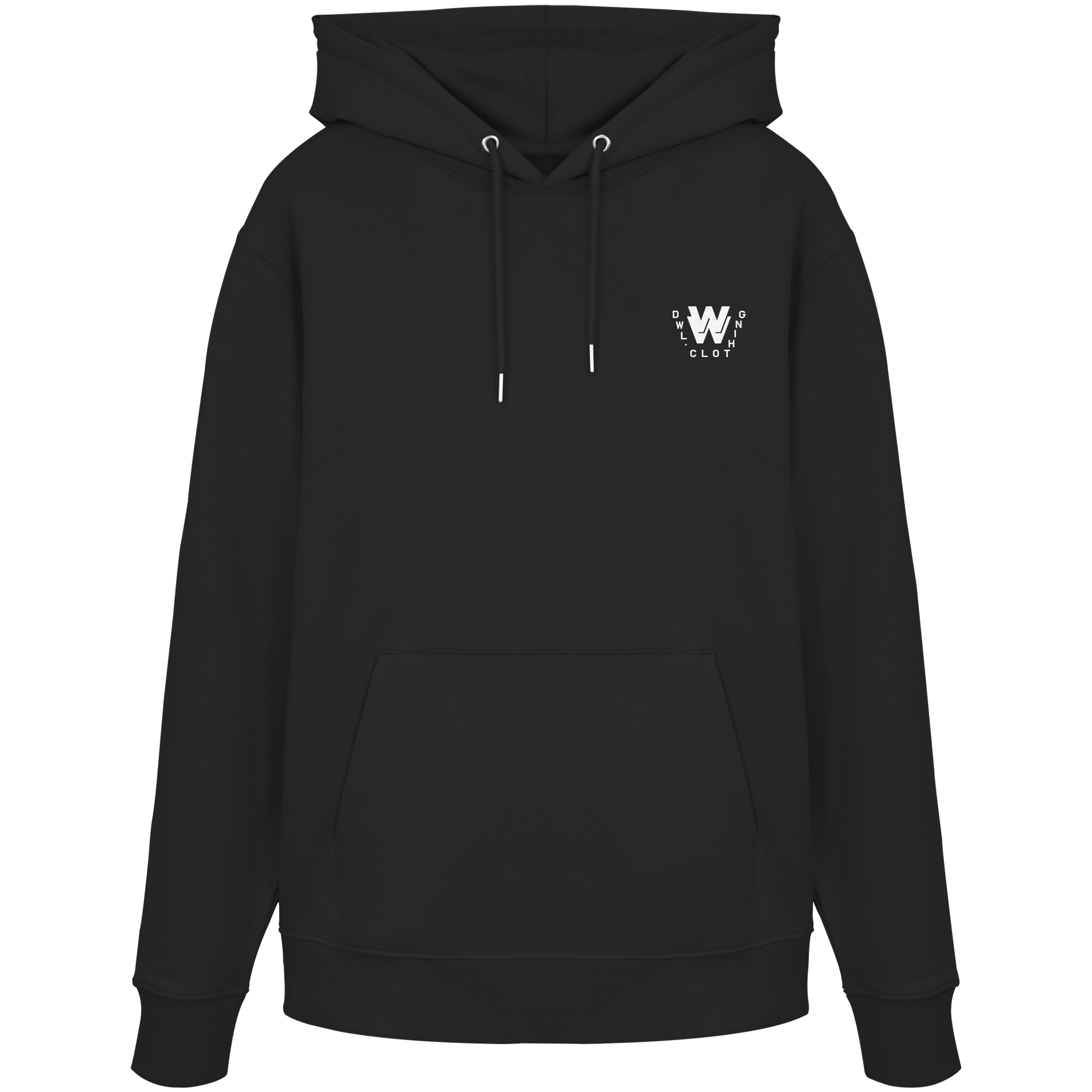 dwl. TM (white) - Organic Hoodie