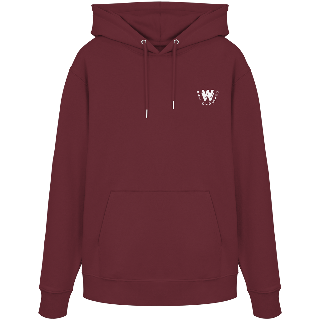 dwl. TM (white) - Organic Hoodie