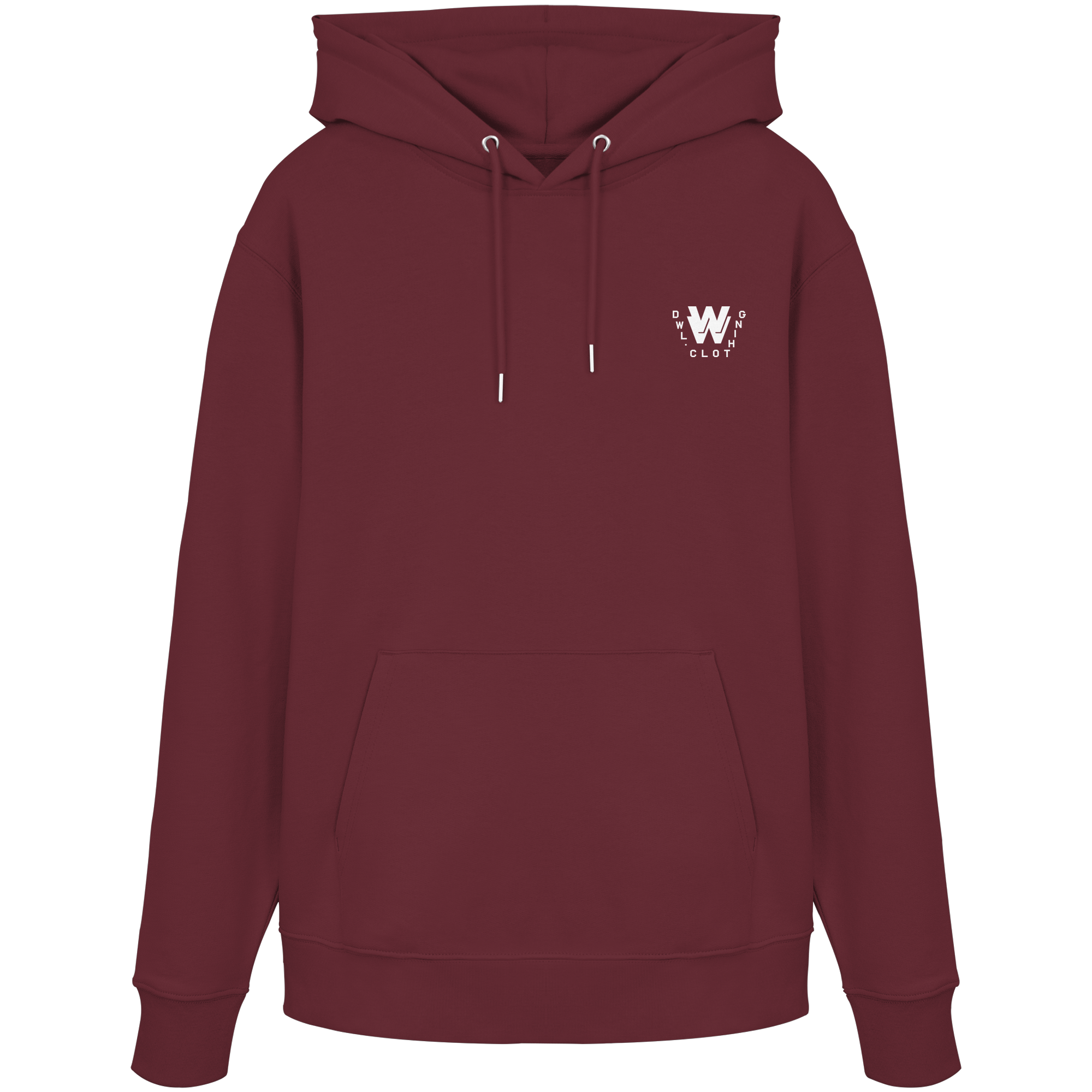 dwl. TM (white) - Organic Hoodie