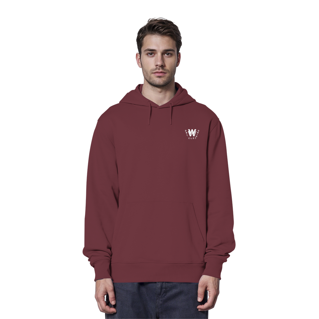 dwl. TM (white) - Organic Hoodie