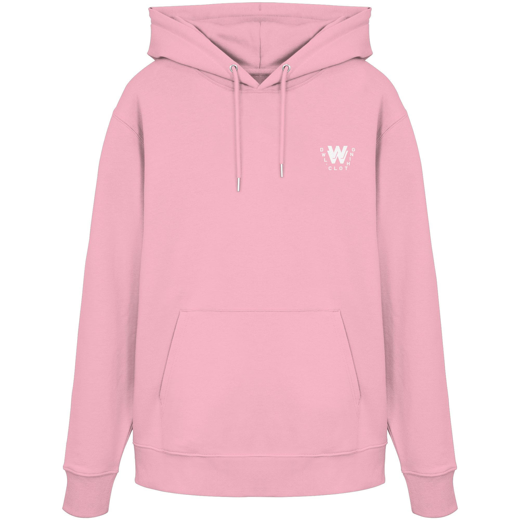 dwl. TM (white) - Organic Hoodie