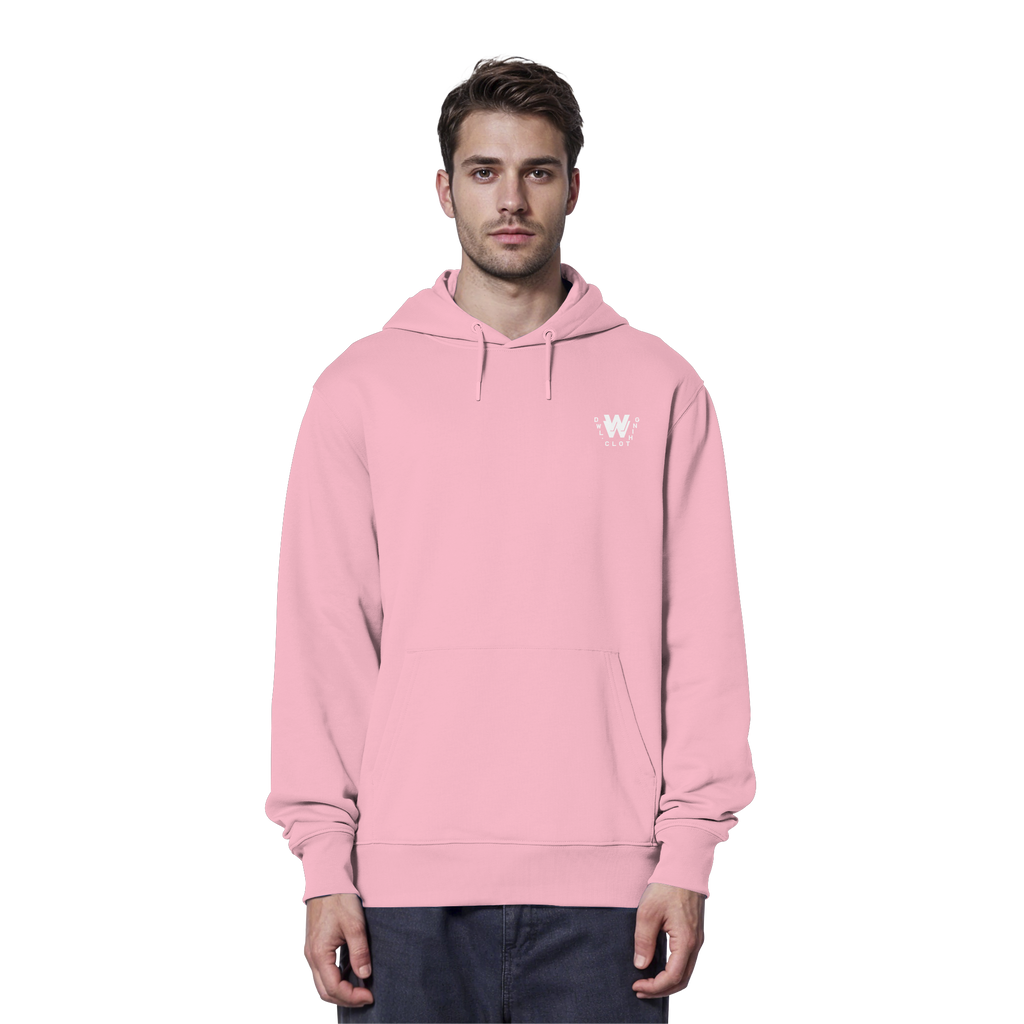 dwl. TM (white) - Organic Hoodie
