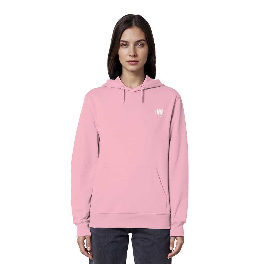 dwl. TM (white) - Organic Hoodie