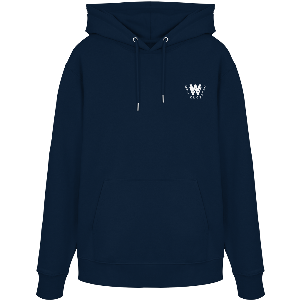 dwl. TM (white) - Organic Hoodie