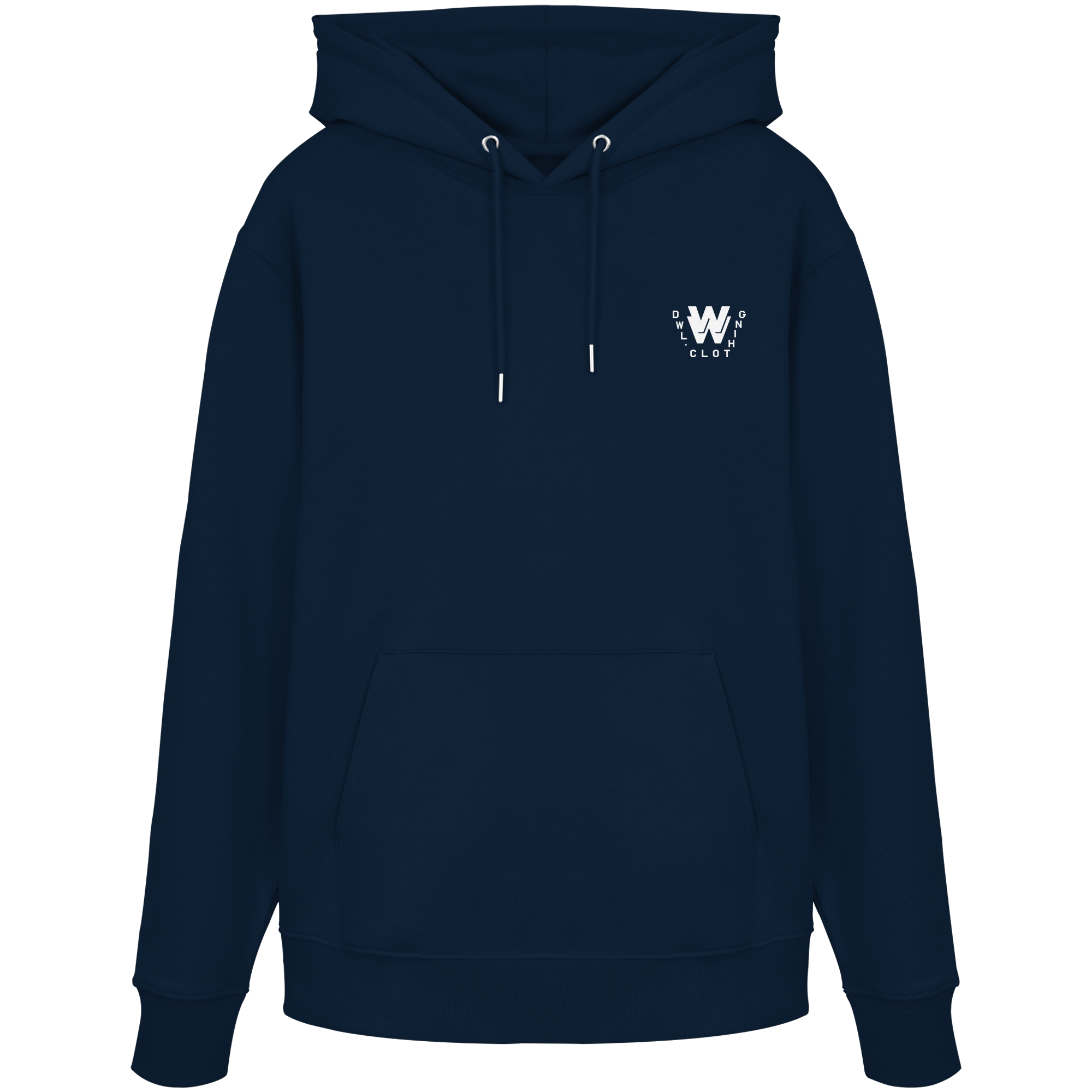 dwl. TM (white) - Organic Hoodie