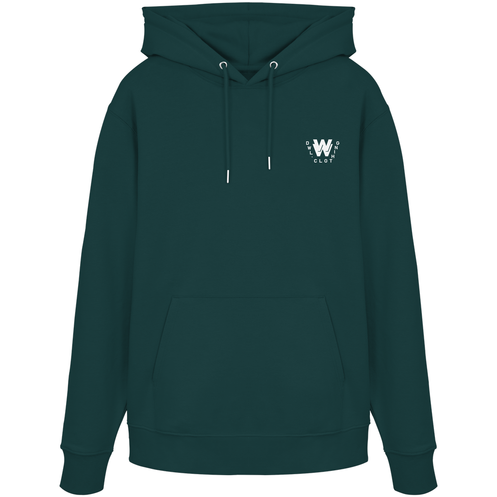dwl. TM (white) - Organic Hoodie