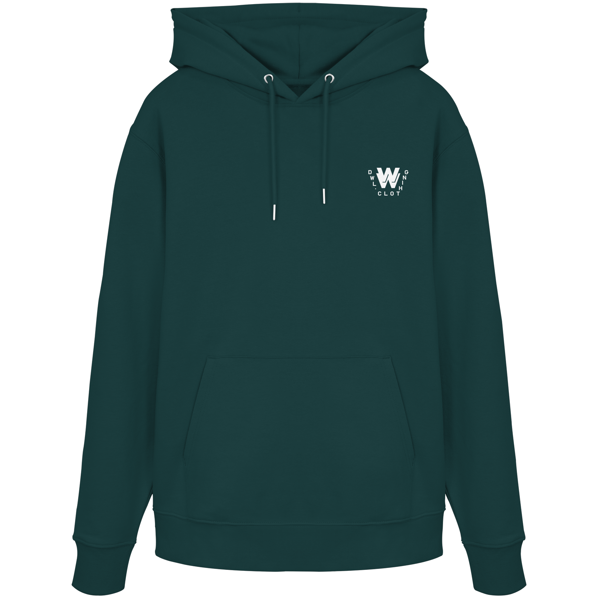 dwl. TM (white) - Organic Hoodie