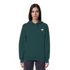 dwl. TM (white) - Organic Hoodie