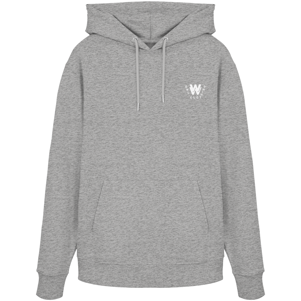 dwl. TM (white) - Organic Hoodie