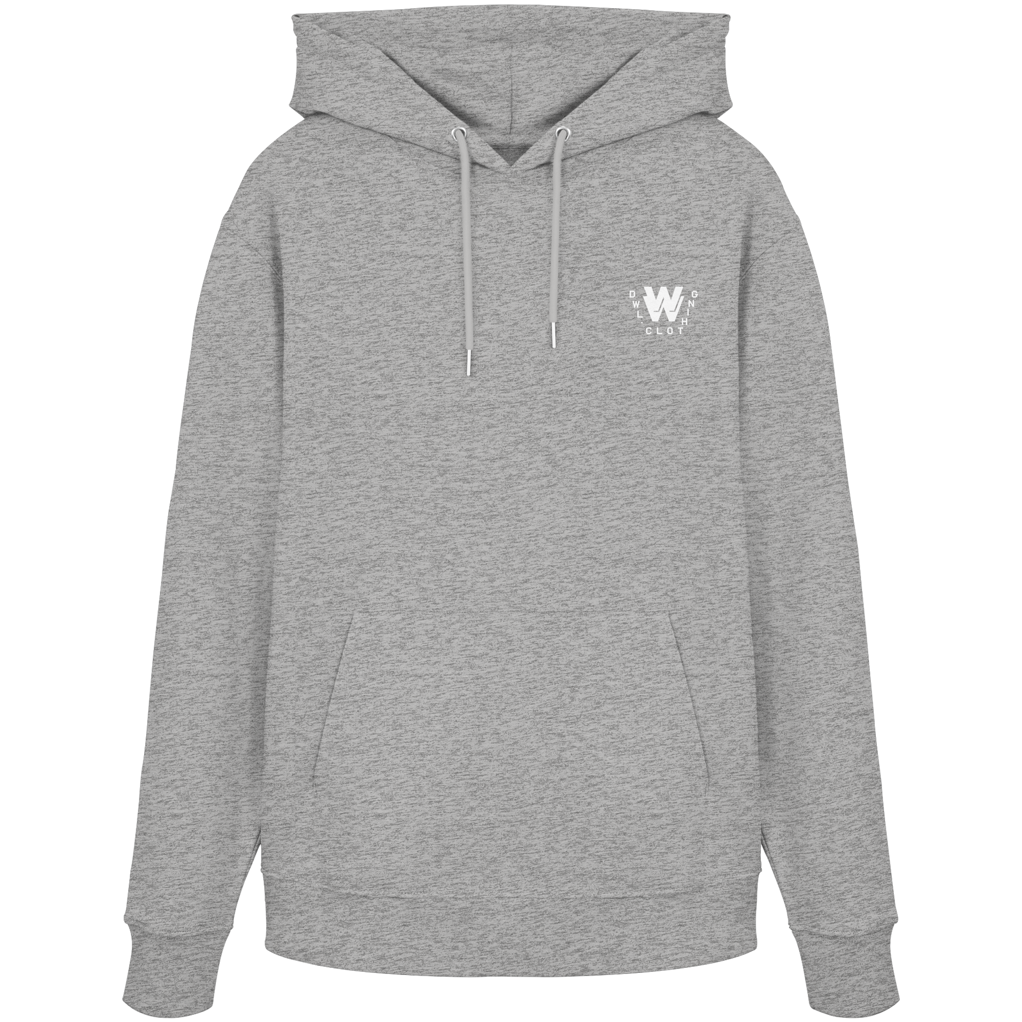 dwl. TM (white) - Organic Hoodie