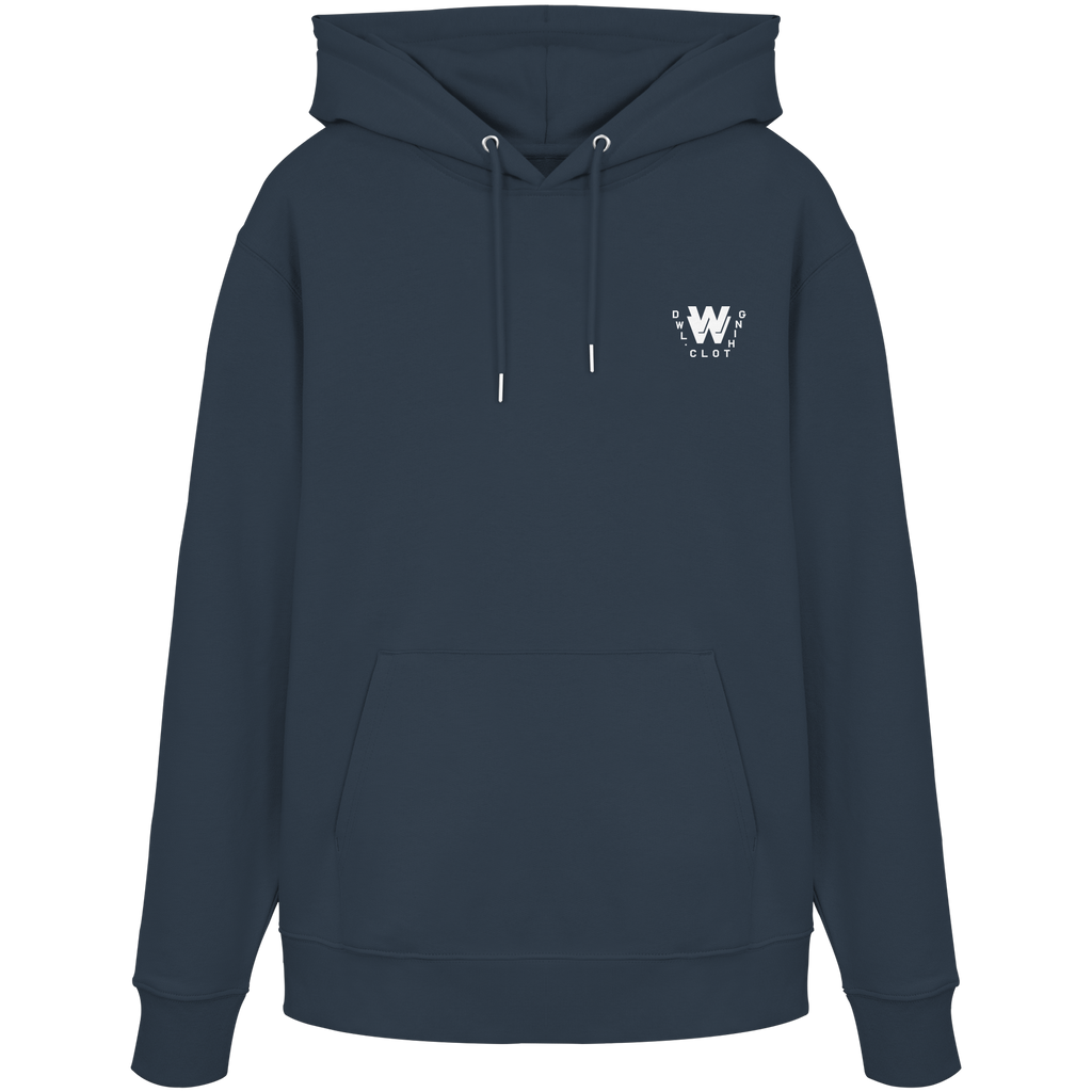 dwl. TM (white) - Organic Hoodie