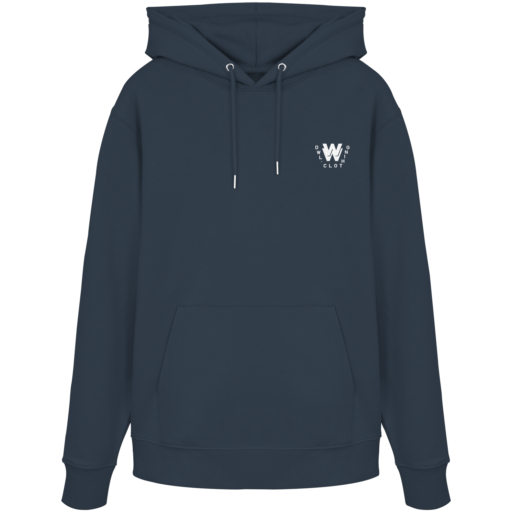 dwl. TM (white) - Organic Hoodie