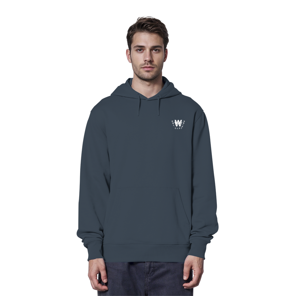 dwl. TM (white) - Organic Hoodie